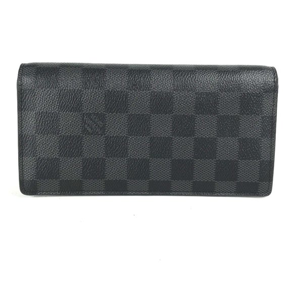 Louis Vuitton N62665 Damier Graphite long wallet bifold Long Wallet Black - Picture 2 of 13